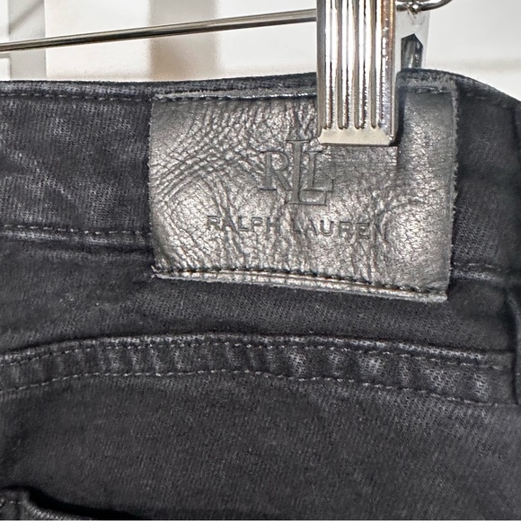 Lauren Ralph Lauren Black Bootcut Jeans Women’s Size 2 – Mid Rise Stretch - Picture 2 of 6